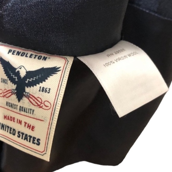 NWT Pendleton Pleated Sleeveless Wool Dress. Size 8P - Picture 7 of 8